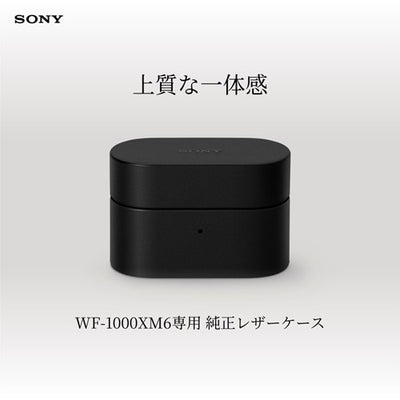SONY ソニー WF-1000XM6専用純正ケースカバー HAC-1000XM6C ブラック