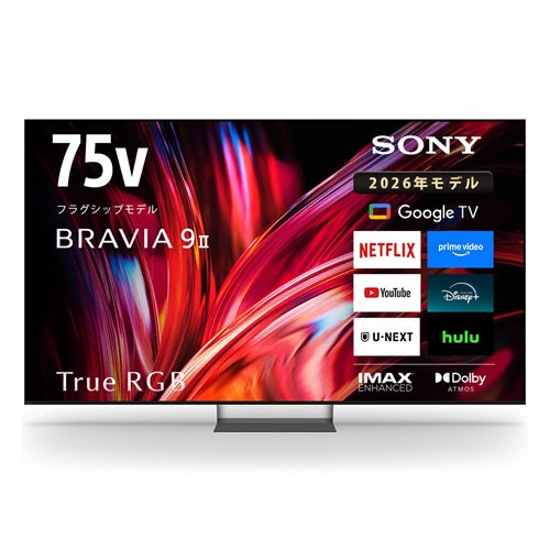 【予約受付中】【お取り寄せ】 SONY ソニー 4K液晶テレビ BRAVIA K-75XR90 75V型 Mini LED