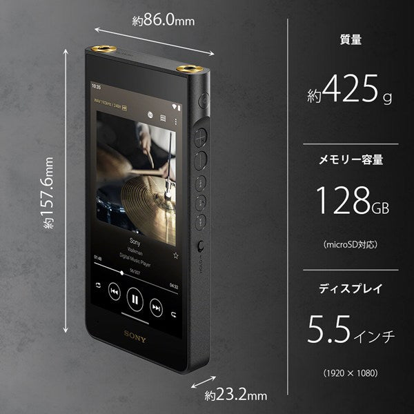 SONY ソニー ウォークマン NW-WM1ZM3 256GB ゴールド デジタルオーディオプレーヤー