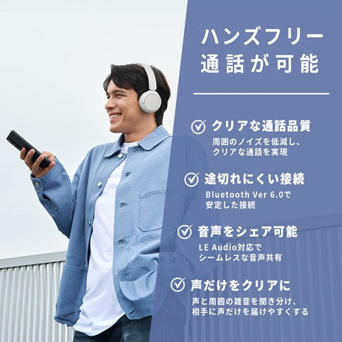 SONY ソニー ワイヤレスヘッドホン WH-CH530 WZ ホワイト Bluetooth