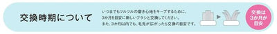 替ブラシ スリム用マルチフィットブラシ 2本入 白 パナソニック EW0973-W