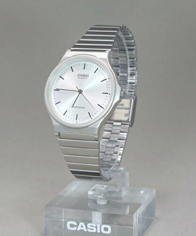 アナログ腕時計 CASIO Collection STANDARD シンプルデザイン 生活防水 シルバー カシオ MQ-24D-7EJH
