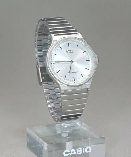 アナログ腕時計 CASIO Collection STANDARD シンプルデザイン 生活防水 シルバー カシオ MQ-24D-7EJH