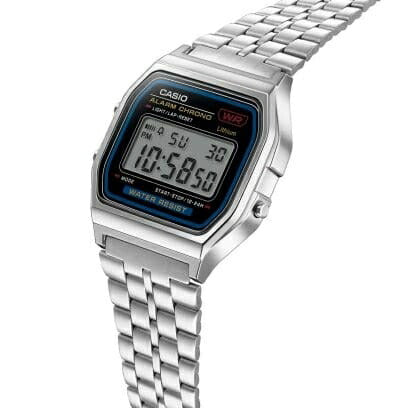デジタル腕時計 CASIO Collection STANDARD 生活防水 メタルバンド カシオ A159WA-N1JH