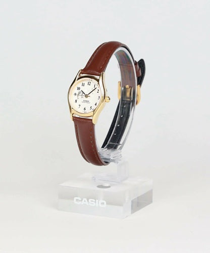 アナログ腕時計 CASIO Collection STANDARD 生活防水 レディース レザー イルカモチーフ カシオ LTP-1094Q-7B9RJH