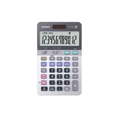 CASIO カシオ 本格実務電卓 12桁 JS-12TD-SR-N シルバー