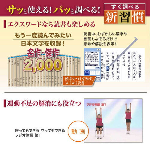 電子辞書 生活・教養モデル(国語系･英語系･英会話・トラベル・学習・生活・実用・その他) ゴールド カシオ XD-SA6500GD
