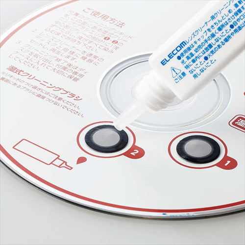 エレコム CD DVD用 レンズクリーナー 湿式 CK－CDDVD3