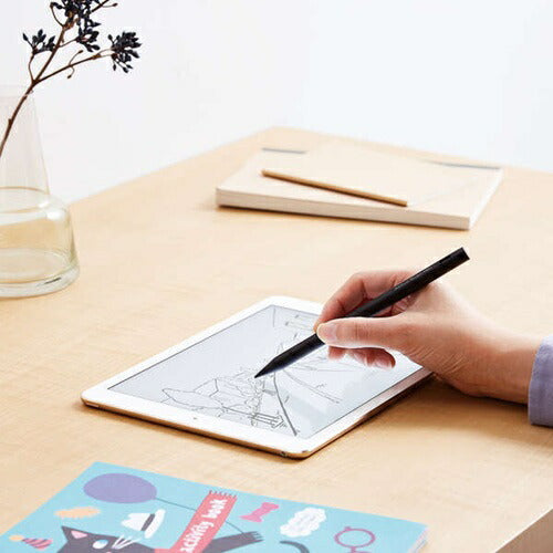 タッチペン 充電式 アクティブ ブラック エレコム P-TPACSTAP02BK