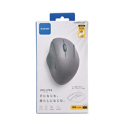 無線抗菌静音マウス“SHELLPHA”5ボタン ブラック エレコム M-SH20DBSKBK