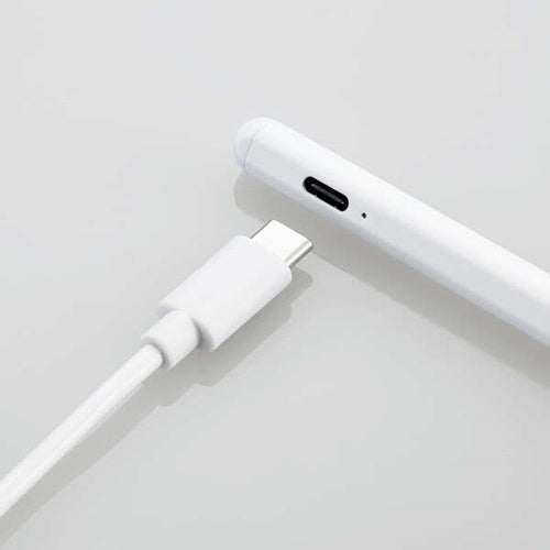 タッチペン iPad用 充電式 ホワイト エレコム P-TPACSTAP05WH