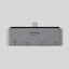 USB Type-C ドッキングステーション ハブ 4-in-1 PD 55W出力 USB-C×1/USB-A×1/HDMI×1/3.5mm4極ステレオミニ×1 シルバー エレコム DST-C25SV
