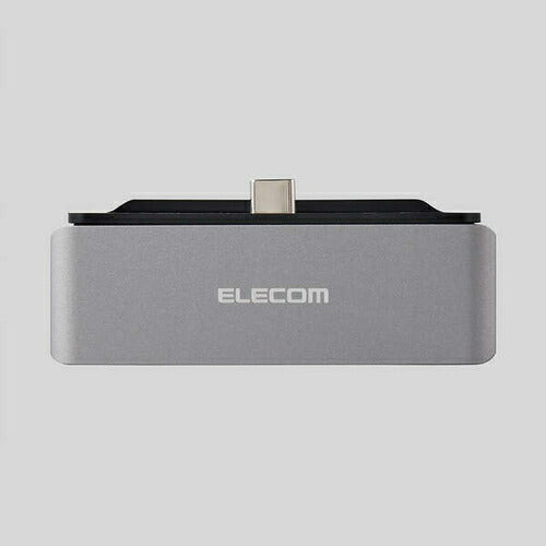 USB Type-C ドッキングステーション ハブ 4-in-1 PD 55W出力 USB-C×1/USB-A×1/HDMI×1/3.5mm4極ステレオミニ×1 シルバー エレコム DST-C25SV