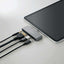 USB Type-C ドッキングステーション ハブ 4-in-1 PD 55W出力 USB-C×1/USB-A×1/HDMI×1/3.5mm4極ステレオミニ×1 シルバー エレコム DST-C25SV