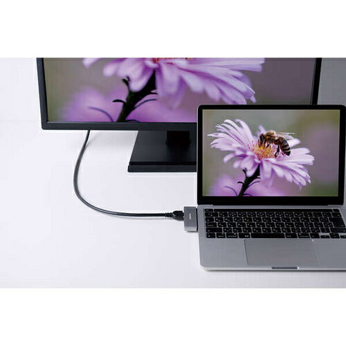 USB Type-C ドッキングステーション ハブ 4-in-1 PD 55W出力 USB-C×1/USB-A×1/HDMI×1/3.5mm4極ステレオミニ×1 シルバー エレコム DST-C25SV