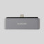 USB Type-C ドッキングステーション ハブ 4-in-1 PD 55W出力 USB-C×1/USB-A×1/HDMI×1/3.5mm4極ステレオミニ×1 シルバー エレコム DST-C25SV
