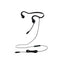 有線骨伝導ヘッドセット USB Type-C(TM) エレコム HS-BC05CBK