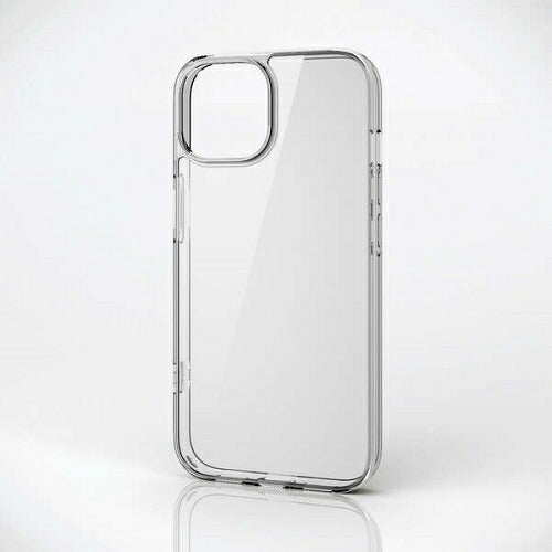 iPhone 15 ハイブリッドケース ガラス スタンダード エレコム PM-A23AHVCG1CR