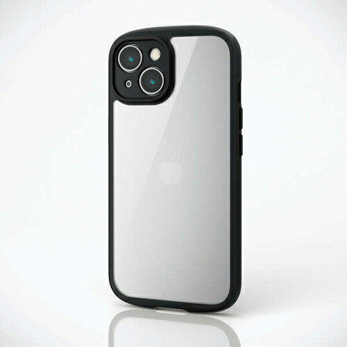 iPhone 15 TOUGH SLIM LITE フレームカラー 極限 エレコム PM-A23ATSLFCKBK