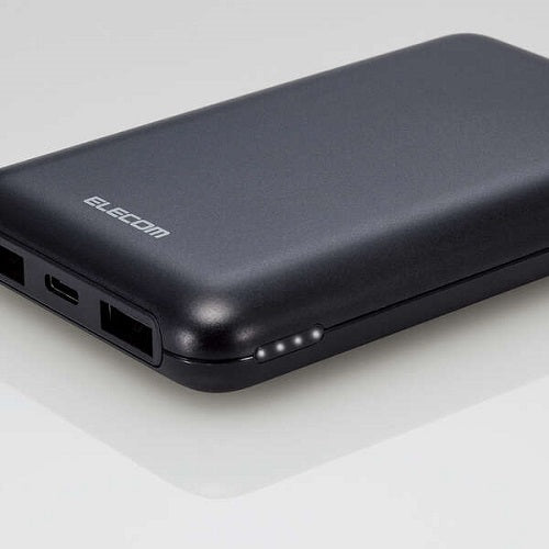 薄型コンパクトモバイルバッテリー(10000mAh/20W/C×1+A×2) ブラック エレコム DE-C44-10000BK
