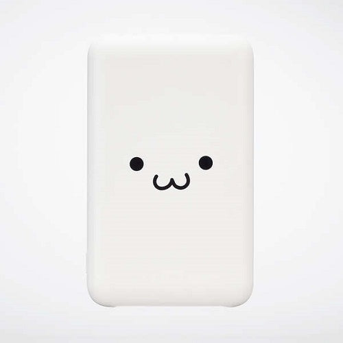 薄型コンパクトモバイルバッテリー(10000mAh/20W/C×1+A×2) しろちゃん(ホワイト×ブラック) エレコム DE-C44-10000WF