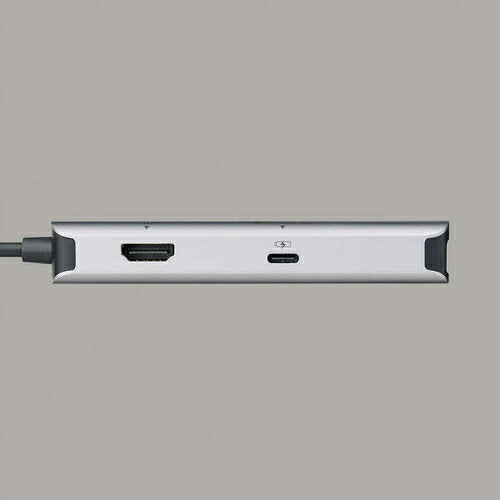 USB Type C ドッキングステーション ハブ 4-in-1 PD 92W出力 USB-C ×1 USB-A ×1 HDMI ×1 RJ45 ×1 【Windows 11 10 macOS iPadOS 等対応】 シルバー エレコム DST-C29SV
