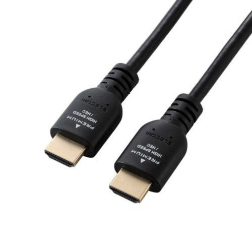 HDMIケーブル ブラック 2m HDMI⇔HDMI イーサネット対応 エレコム CAC-HDP20BK2