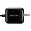 USB Power Delivery 65W AC充電器(Cケーブル一体型/2ｍ) ブラック エレコム ACDC-PD8665BK