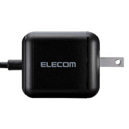 USB Power Delivery 65W AC充電器(Cケーブル一体型/2ｍ) ブラック エレコム ACDC-PD8665BK