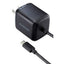 USB Power Delivery 65W AC充電器(Cケーブル一体型/2ｍ) ブラック エレコム ACDC-PD8665BK