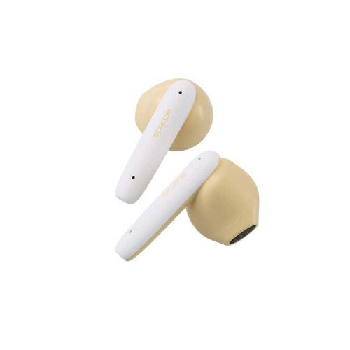 完全ワイヤレスBluetoothヘッドホン マカロンイエロー エレコム LBT-TWS17CSYL