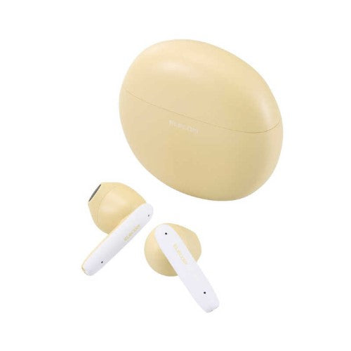 完全ワイヤレスBluetoothヘッドホン マカロンイエロー エレコム LBT-TWS17CSYL