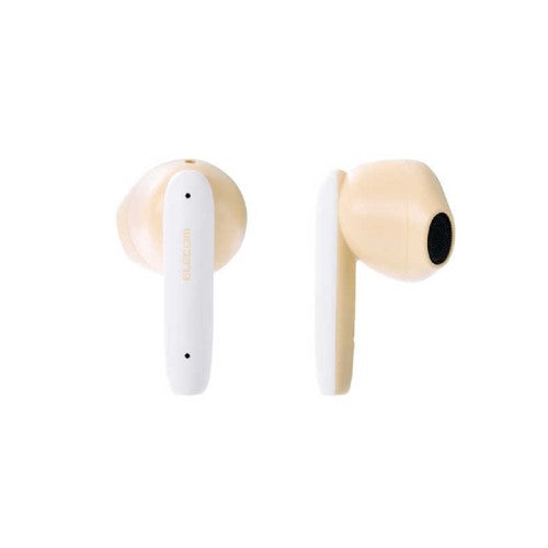 完全ワイヤレスBluetoothヘッドホン マカロンイエロー エレコム LBT-TWS17CSYL