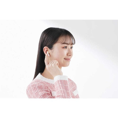 完全ワイヤレスBluetoothヘッドホン マカロンイエロー エレコム LBT-TWS17CSYL