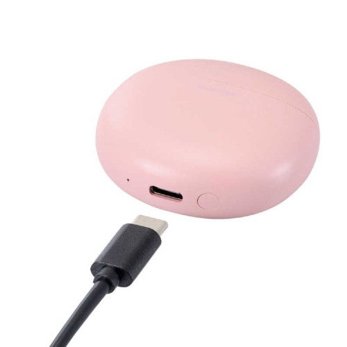 完全ワイヤレスBluetoothヘッドホン ピンク エレコム LBT-TWS17PN