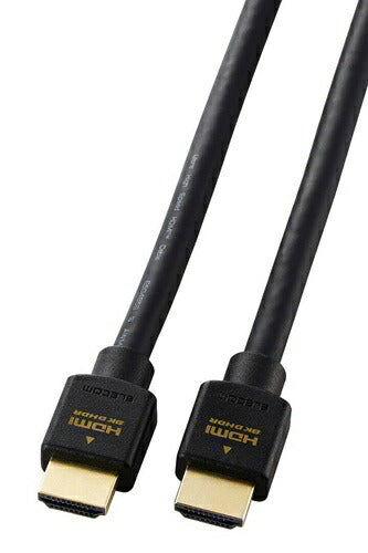 HDMIケーブル 3m ウルトラハイスピード 8K 4K対応 HDMI2.1 エレコム DH-HD21E30BK2 ブラック