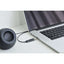 パソコン用2.0chスピーカー Stina (スティーナ) USB Type-C 接続 4.4W ボリュームコントローラー付 USB-A変換アダプター付 ブラック エレコム SP-P10CUSBBK