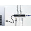 USB Type C ドッキングステーション ハブ 6-in-1 PD 85W出力 急速充電 USB-C ×2 USB-A ×2 HDMI ×1 RJ45 ×1 ブラック エレコム DST-C30BK