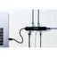 USB Type C ドッキングステーション ハブ 6-in-1 PD 85W出力 急速充電 USB-C ×2 USB-A ×2 HDMI ×1 RJ45 ×1 ブラック エレコム DST-C30BK