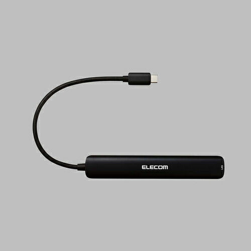USB Type C ドッキングステーション ハブ 6-in-1 PD 85W出力 急速充電 USB-C ×2 USB-A ×2 HDMI ×1 RJ45 ×1 ブラック エレコム DST-C30BK