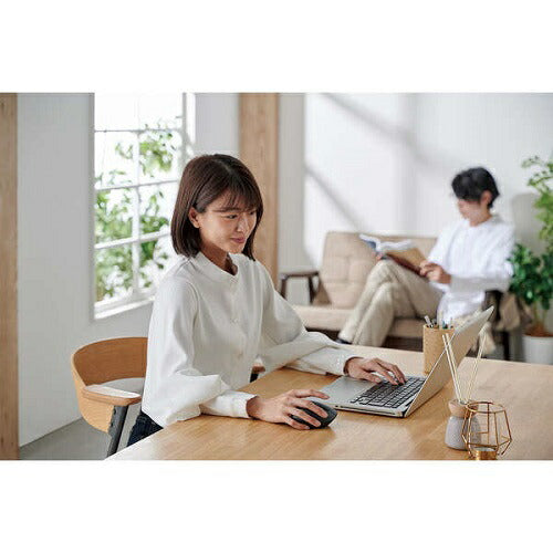 SHELLPHA USB無線/Bluetoothマウス[3ボタン/Mサイズ] ブラック エレコム M-SH10MBSKXBK