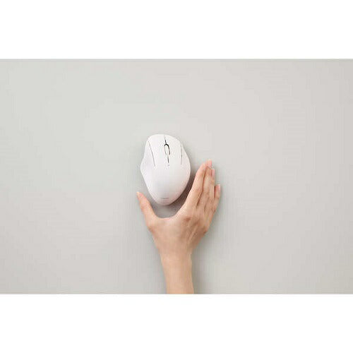 SHELLPHA USB無線/Bluetoothマウス[3ボタン/Mサイズ] ホワイト エレコム M-SH10MBSKXWH