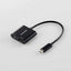 USB Type-C(TM) - HDMI(R)変換アダプター 1ポート USB PD エレコム AD-CHDMIPDBK2
