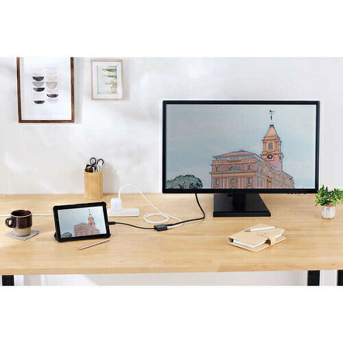USB Type-C(TM) - HDMI(R)変換アダプター 1ポート USB PD エレコム AD-CHDMIPDBK2