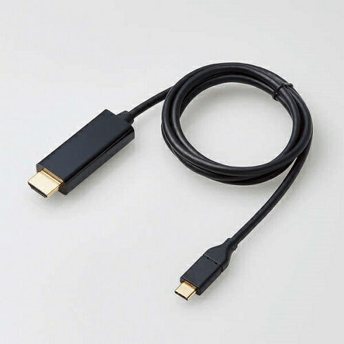 USB Type-C(TM) - HDMI(R)変換ケーブル 1.0m エレコム CAC-CHDMI10BK2