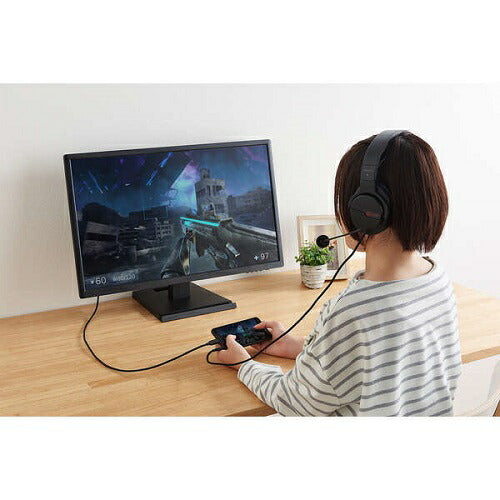 USB Type-C(TM) - HDMI(R)変換ケーブル 2.0m エレコム CAC-CHDMI20BK2