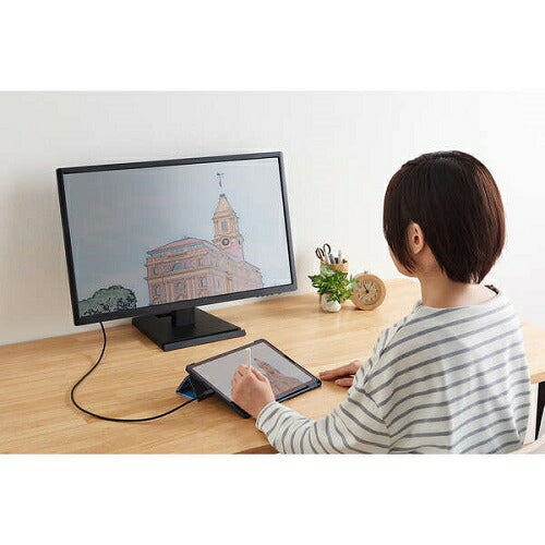 USB Type-C(TM) - HDMI(R)変換ケーブル 2.0m エレコム CAC-CHDMI20BK2