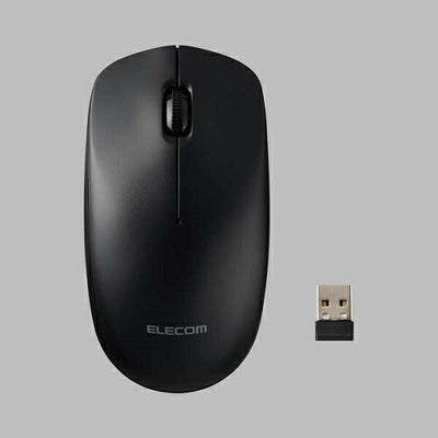 USB無線光学式マウス［3ボタン/Lサイズ］ ブラック エレコム M-LE10DRXBK