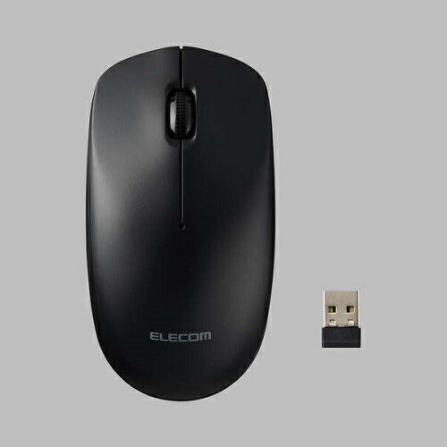 USB無線光学式マウス［3ボタン/Lサイズ］ ブラック エレコム M-LE10DRXBK