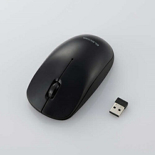 USB無線光学式マウス［3ボタン/Lサイズ］ ブラック エレコム M-LE10DRXBK